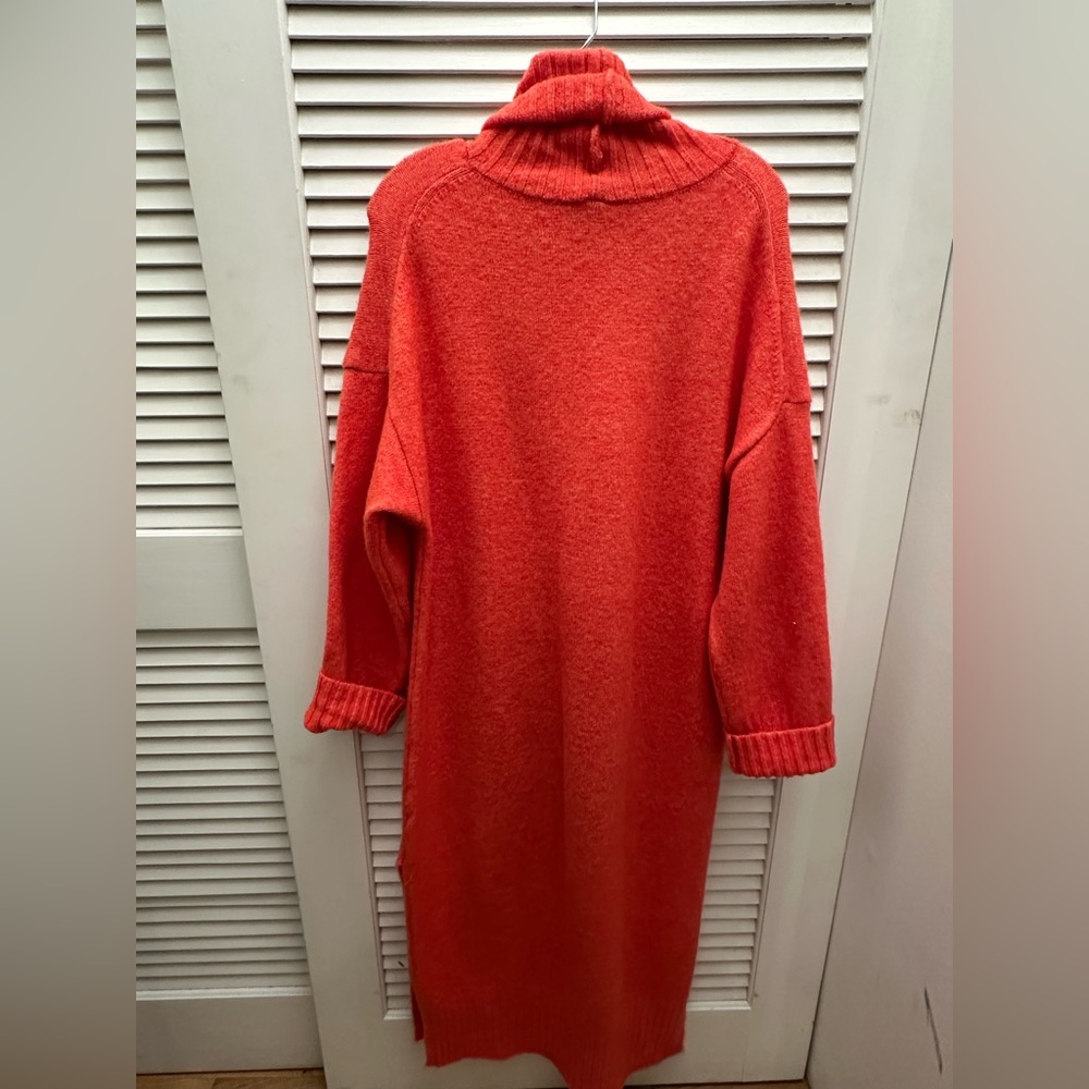 Daily practice by Anthropologie Karigan Sweater Midi Dress: turtleneck Edition
